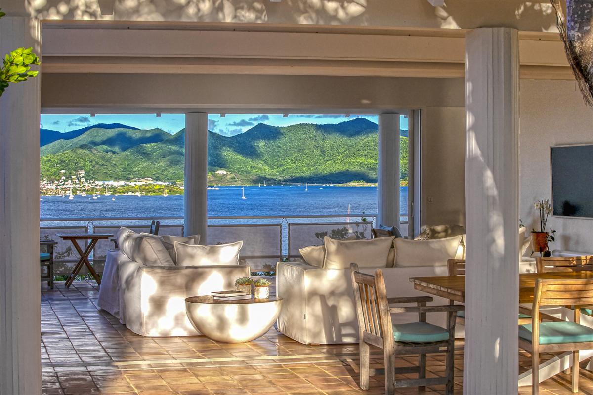 A louer villa 3 chambres Terres Basses Saint Martin_ Salon - 13